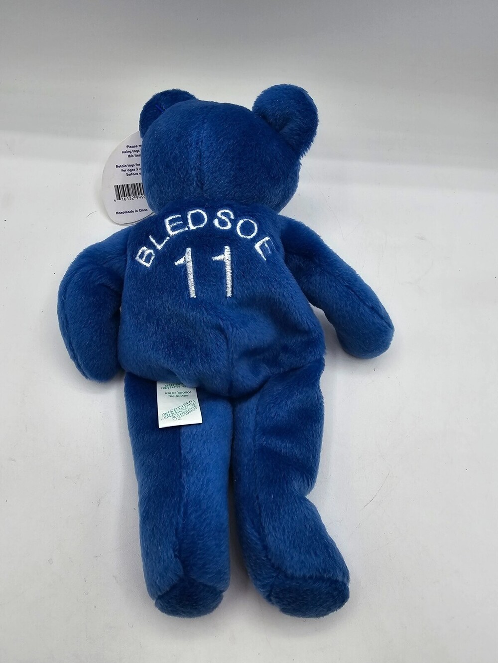 NFL Football Salvino's Bammers KO Beanie Baby New England Patriots Drew Bledsoe - Picture 3 of 3